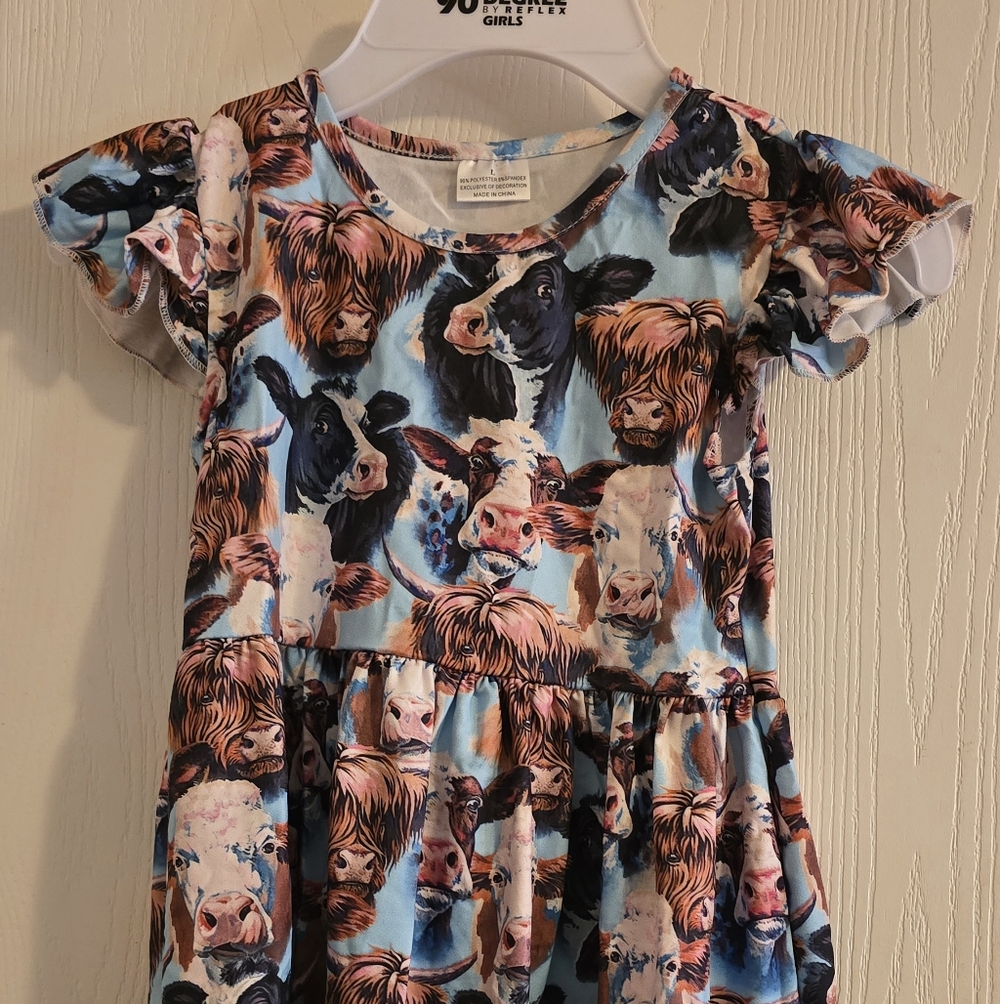 Colorful Animal Print Dress